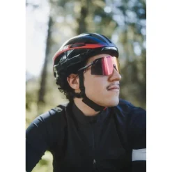 Uvex i-volute Fietshelm - black-red matt