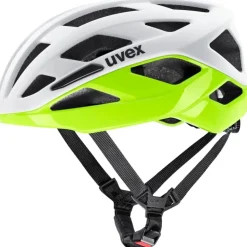 Gravelhelmen < Uvex i-volute Fietshelm - white-neon yellow matt