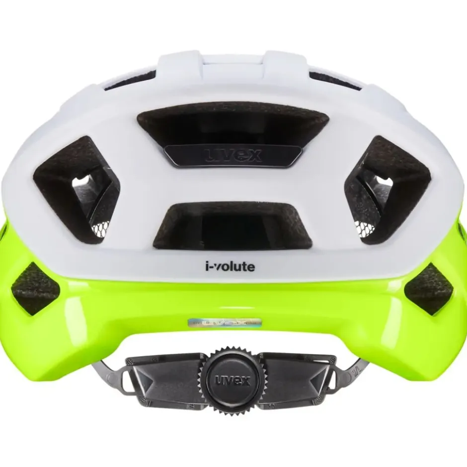 Gravelhelmen < Uvex i-volute Fietshelm - white-neon yellow matt