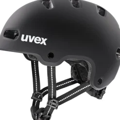 Uvex kid 4 Kinder-fietshelm - black matt
