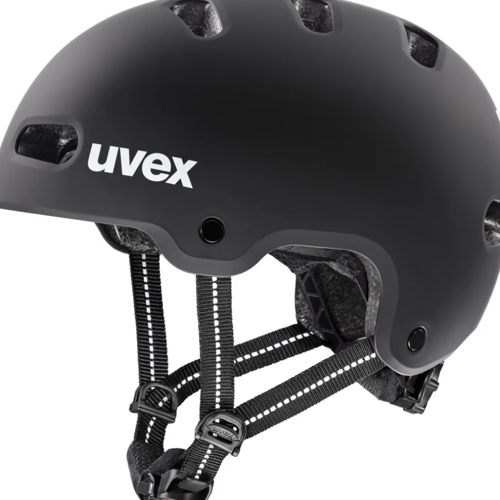 Uvex kid 4 Kinder-fietshelm - black matt