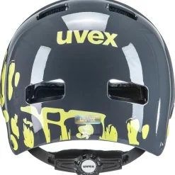Helmen Kinderen < Uvex kid 3 Kinder-Fietshelm - dirtbike grey-lime