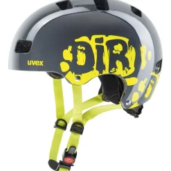 Helmen Kinderen < Uvex kid 3 Kinder-Fietshelm - dirtbike grey-lime