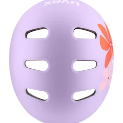 Uvex kid 4 style Kinder-fietshelm - flower lilac matt