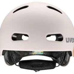 Uvex kid 4 style Kinder-fietshelm - super hero warm grey matt
