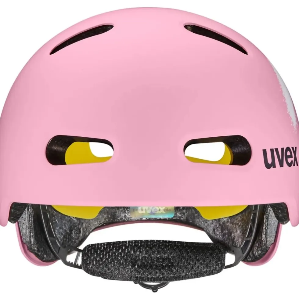 Uvex kid 4 style MIPS Kinder-fietshelm - spray strawberry matt