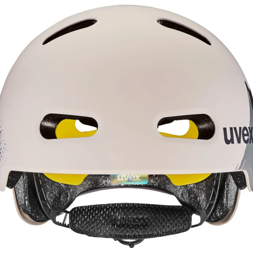 Uvex kid 4 style MIPS Kinder-fietshelm - dirt warm grey matt