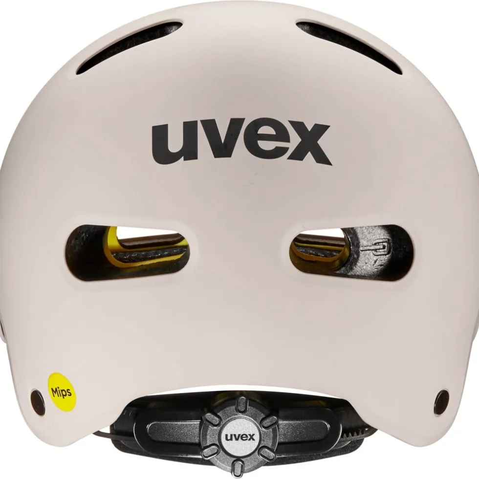 Uvex kid 4 style MIPS Kinder-fietshelm - warm grey matt