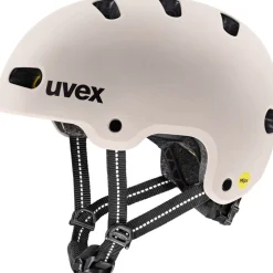 Uvex kid 4 style MIPS Kinder-fietshelm - warm grey matt