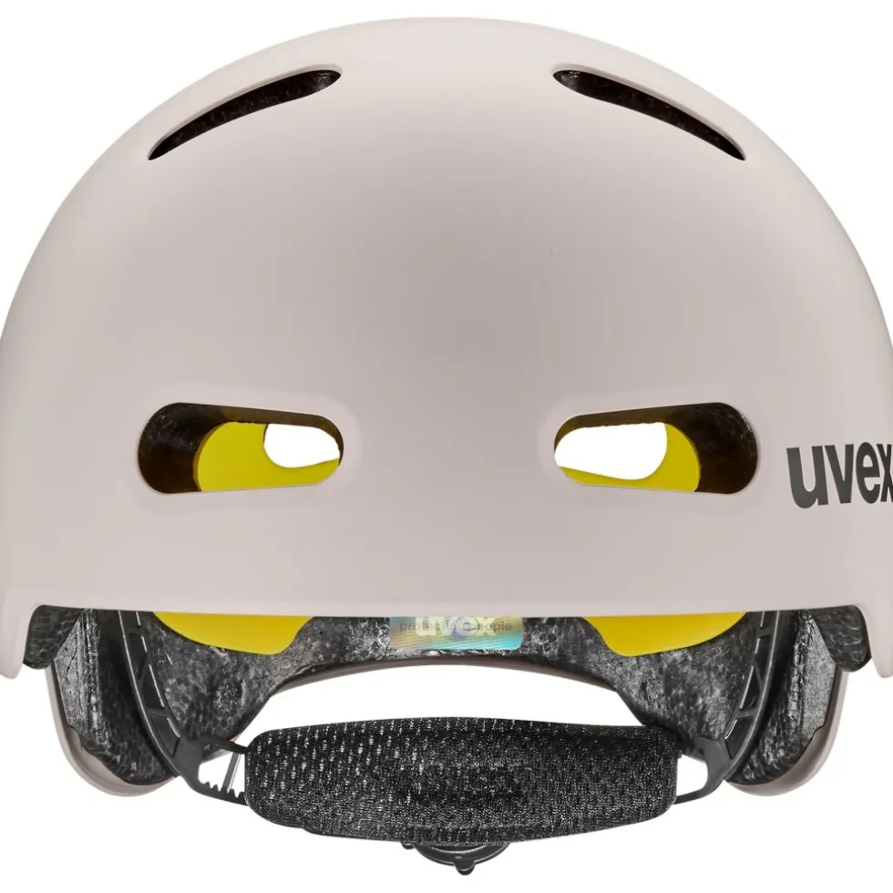 Uvex kid 4 style MIPS Kinder-fietshelm - warm grey matt