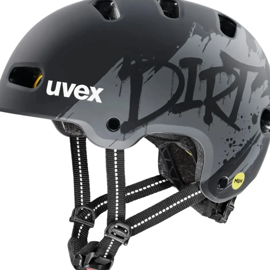 Helmen Kinderen < Uvex kid 4 style MIPS Kinder-fietshelm - dirt black matt