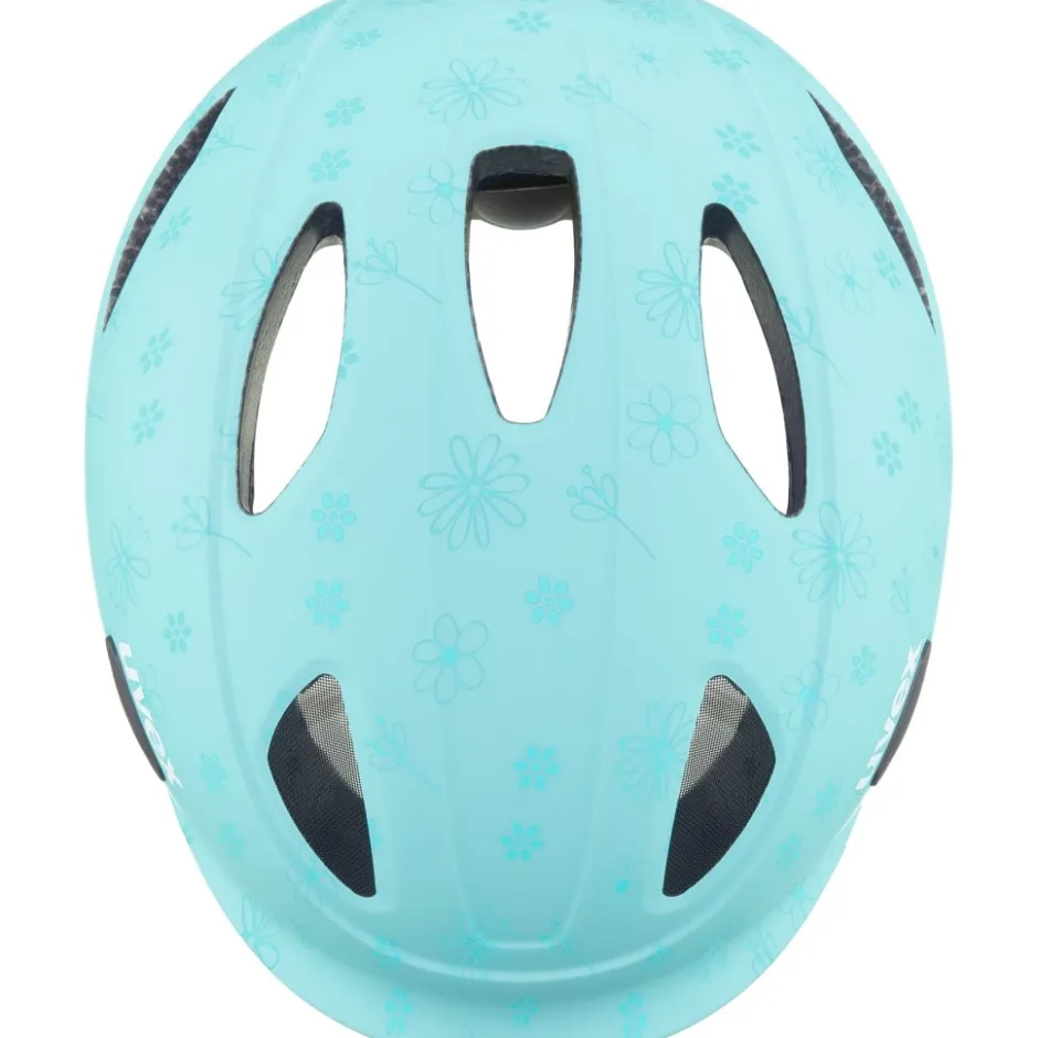 Helmen Kinderen < Uvex oyo style Kinder-Fietshelm - flowers cyan matt