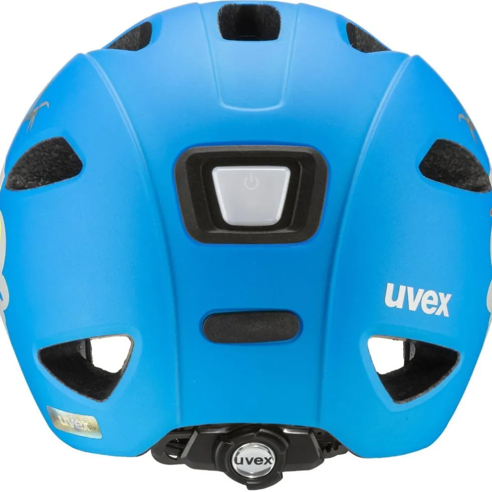 Uvex oyo style Kinder-Fietshelm - dino blue mat