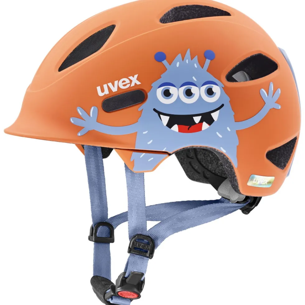 Uvex oyo style Kinder-Fietshelm - monster papaya matt