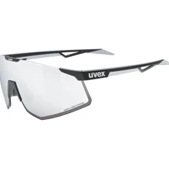 Uvex pace perform CV Bril - black matt/mirror silver colorvision
