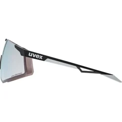 Uvex pace perform CV Bril - black matt/mirror silver colorvision