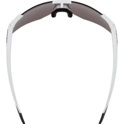Racefietsbrillen < Uvex pace perform CV Bril - white matt/mirror pink colorvision