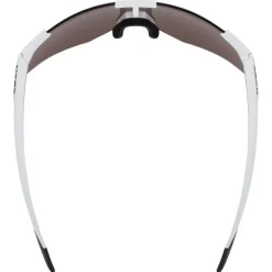 Uvex pace perform CV Bril - white matt/mirror green colorvision