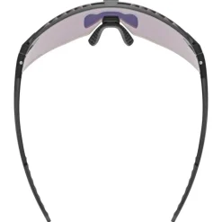 Uvex pace stage CV Fietsbril - black matt/mirror blue colorvision - 2025