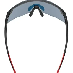 Uvex pace stage s Fietsbril - black matt/mirror red