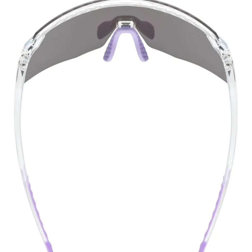 Uvex pace stage s Fietsbril - clear/mirror pink