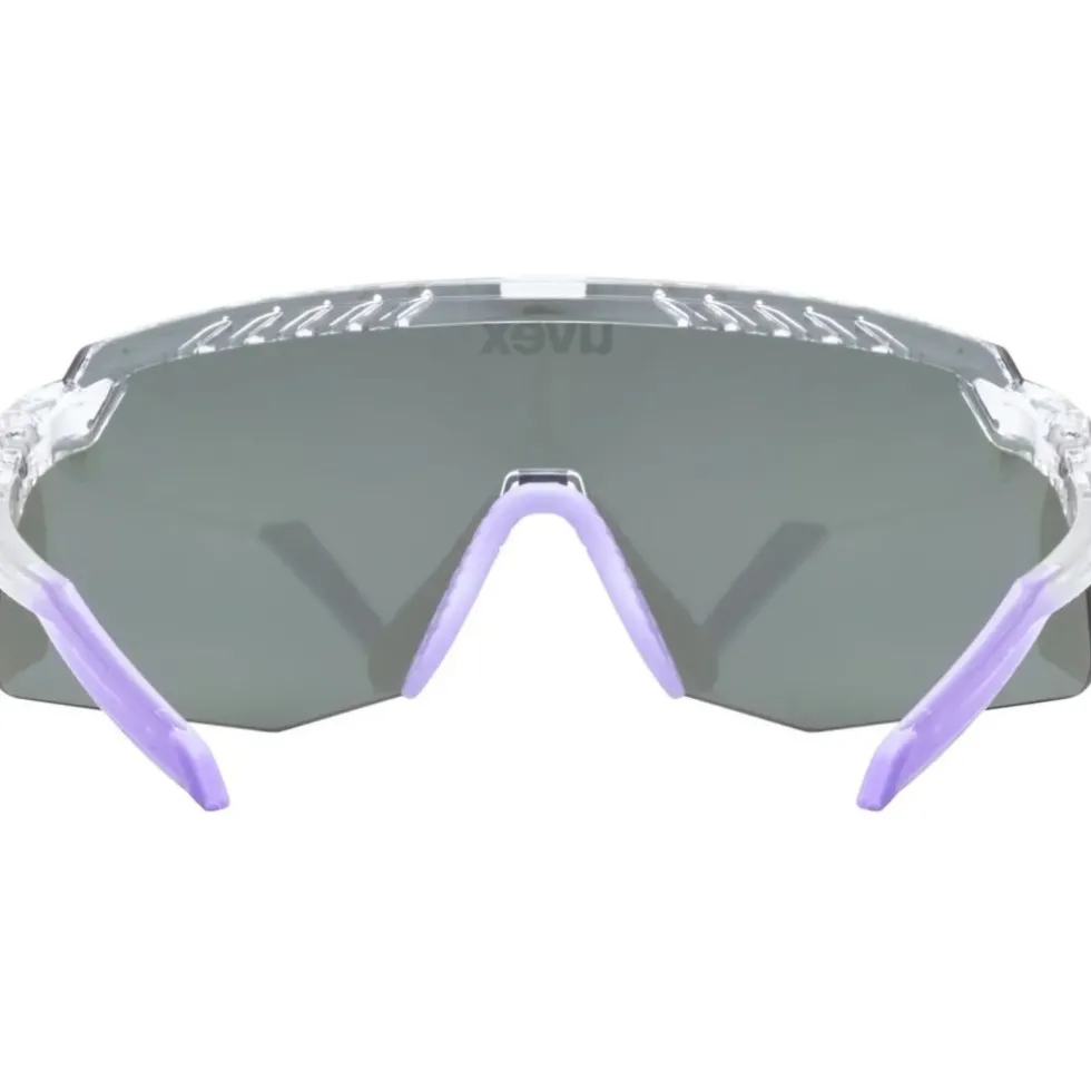 Uvex pace stage s Fietsbril - clear/mirror pink