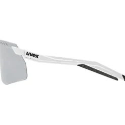 Racefietsbrillen < Uvex pace stage s Fietsbril - white matt/mirror silver