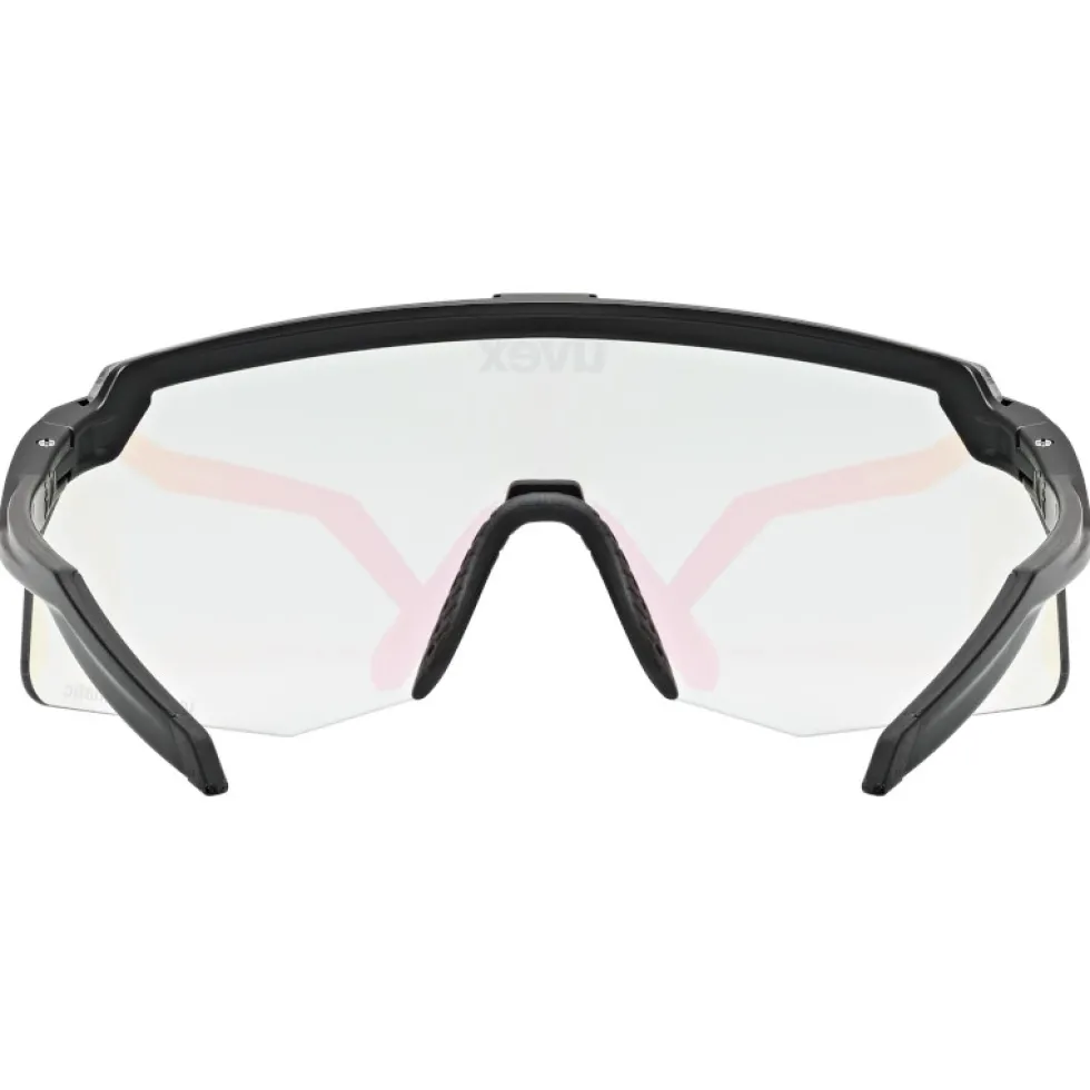 Uvex pace stage s V Bril - black matt/mirror green