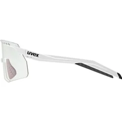Racefietsbrillen < Uvex pace stage s V Bril - white matt/mirror blue