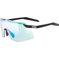 Uvex pace stage V Bril - black matt/mirror green