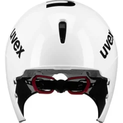 Uvex race 8 Helm - wit-zwart