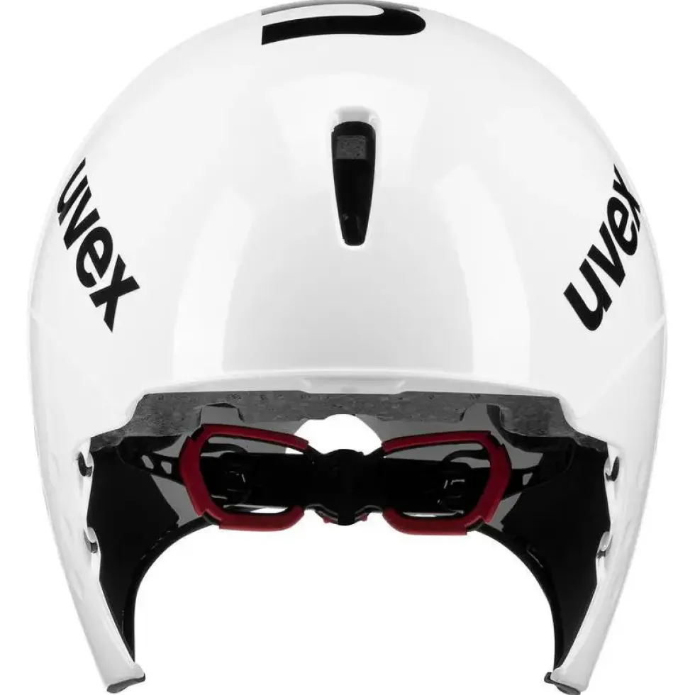 Uvex race 8 Helm - wit-zwart