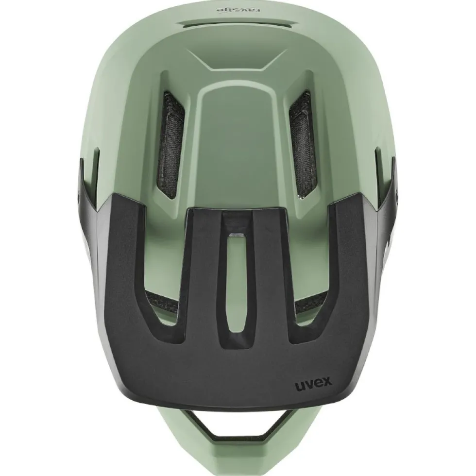 Uvex ravage Helm - mosgroen-zwart mat