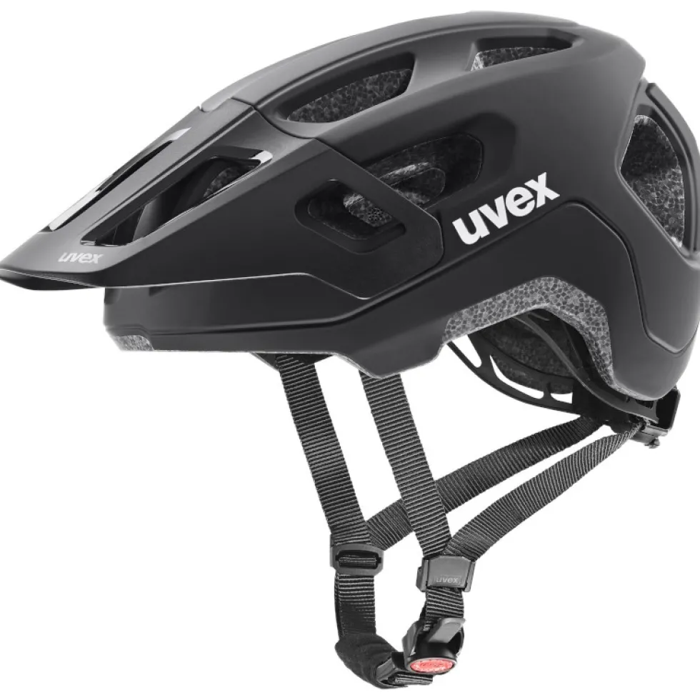 Uvex react jr. Kinder-fietshelm - zwart mat