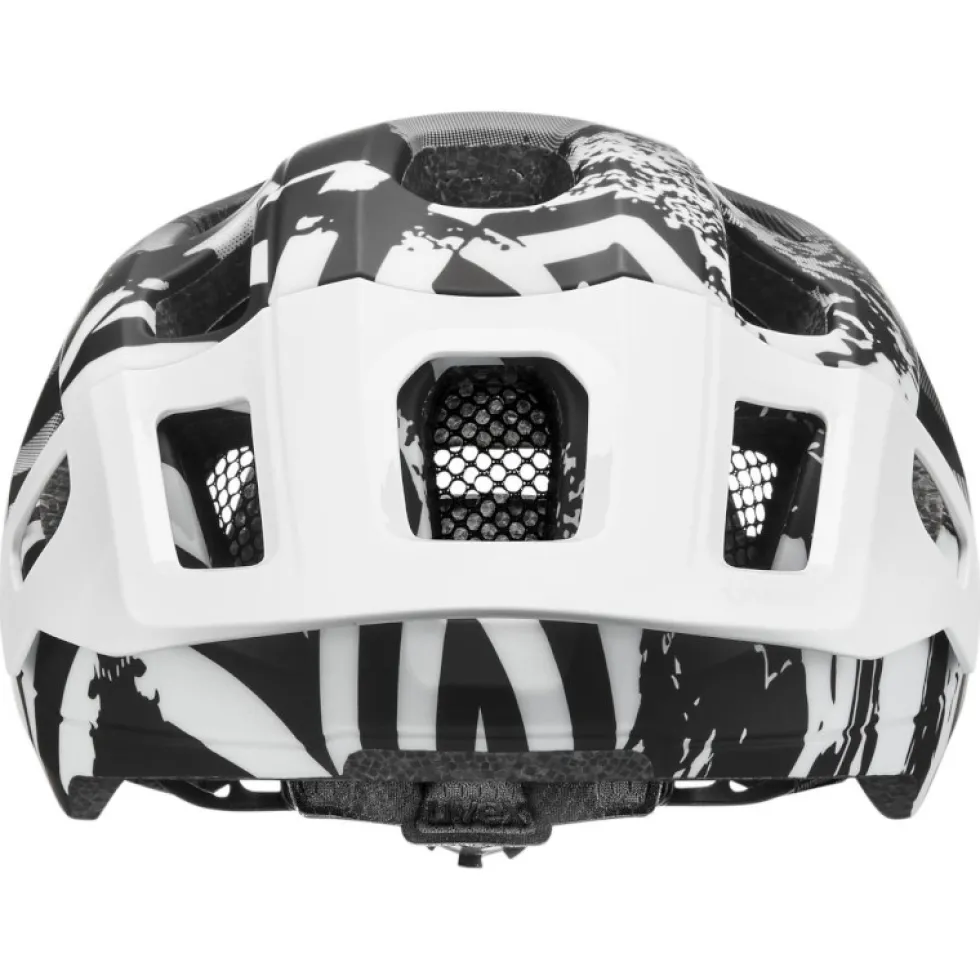 Uvex react jr. Kinder-fietshelm - wit-zwart mat