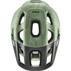 Uvex react jr. Kinder-fietshelm - moss green altimeter matt