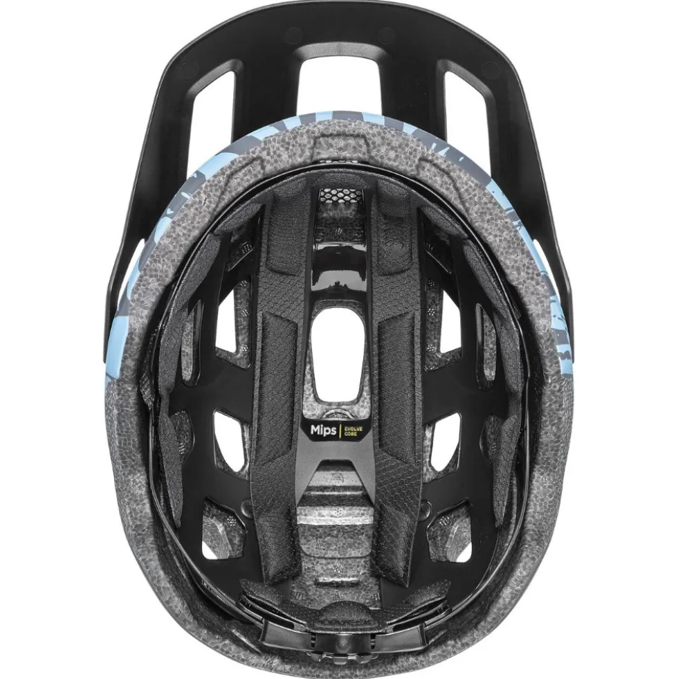 Uvex react jr. MIPS Kinderhelm - azure-deep space matt