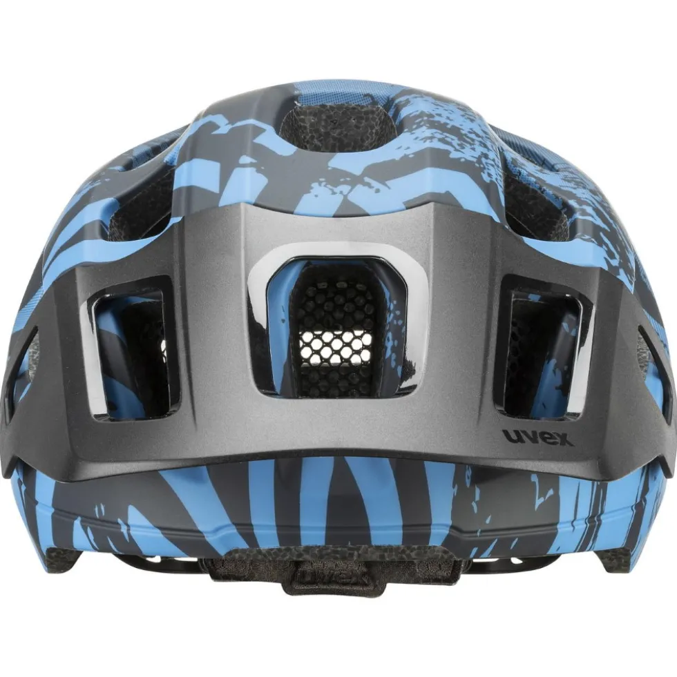 Uvex react jr. MIPS Kinderhelm - azure-deep space matt