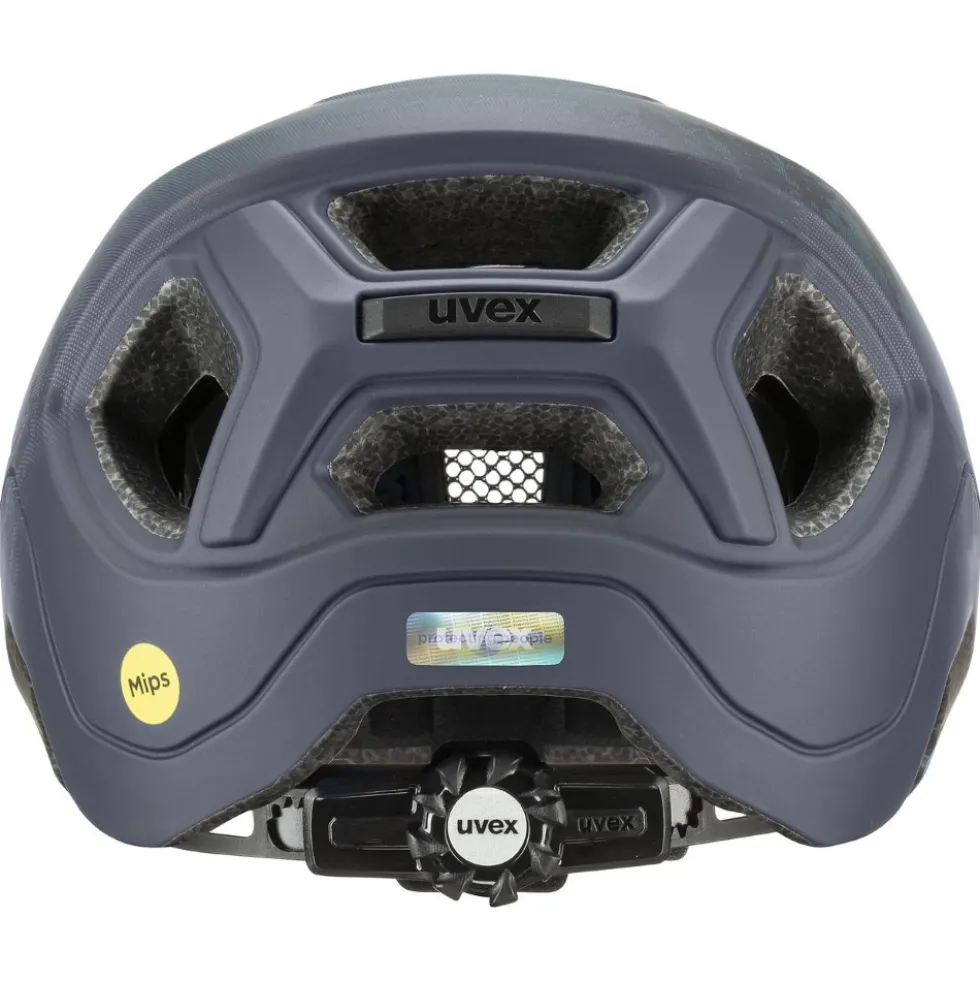 Uvex react jr. MIPS Kinderhelm - azure-deep space matt