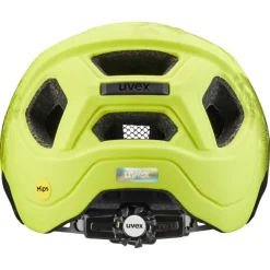 Uvex react jr. MIPS Kinderhelm - lime - zwart mat