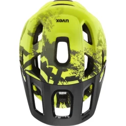 Uvex react jr. MIPS Kinderhelm - lime - zwart mat