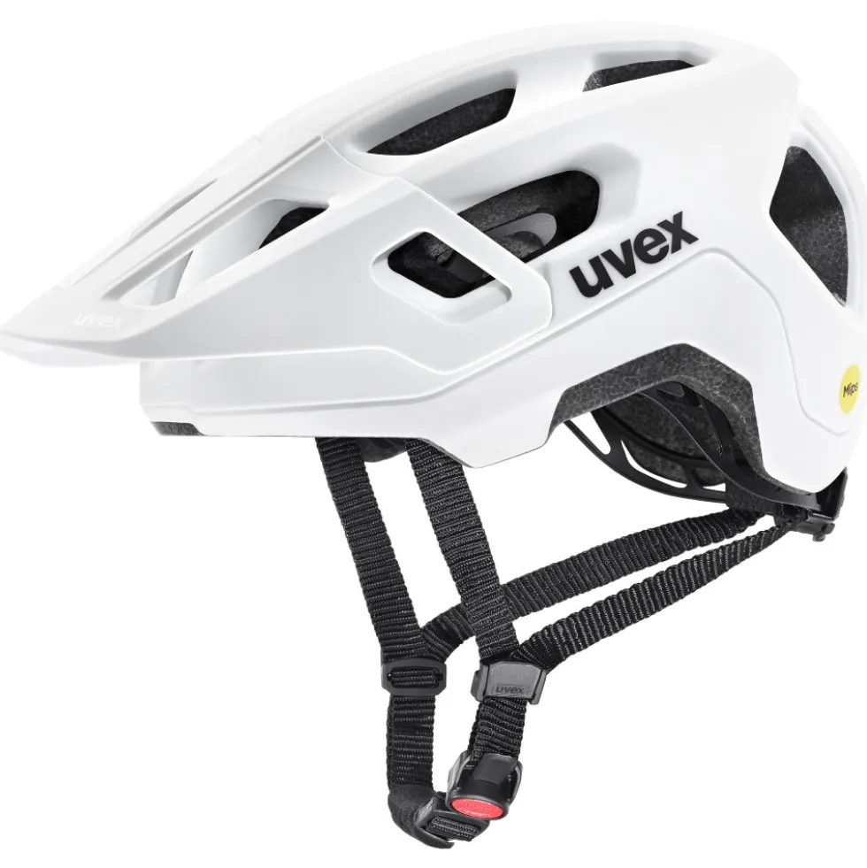 Uvex react jr. MIPS Kinderhelm - wit mat