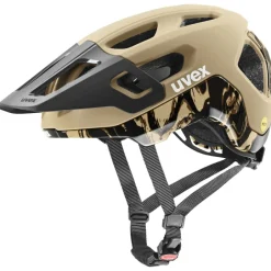 Mtb-Helmen < Uvex react MIPS Fietshelm - desert-black matt