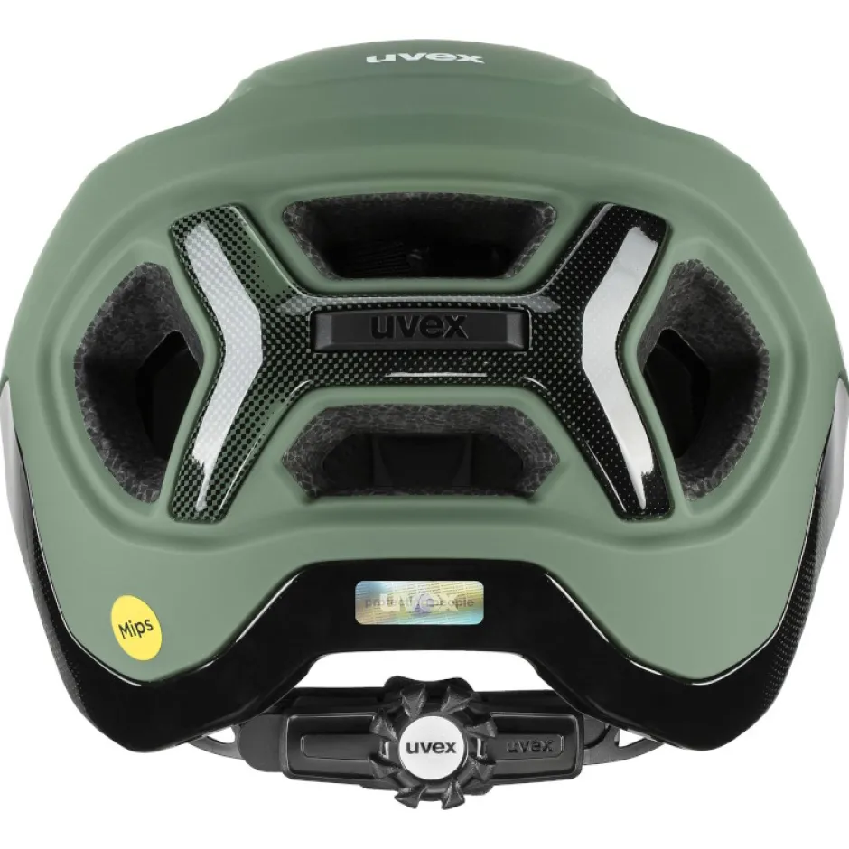 Mtb-Helmen < Uvex react MIPS Fietshelm - moss green-black matt