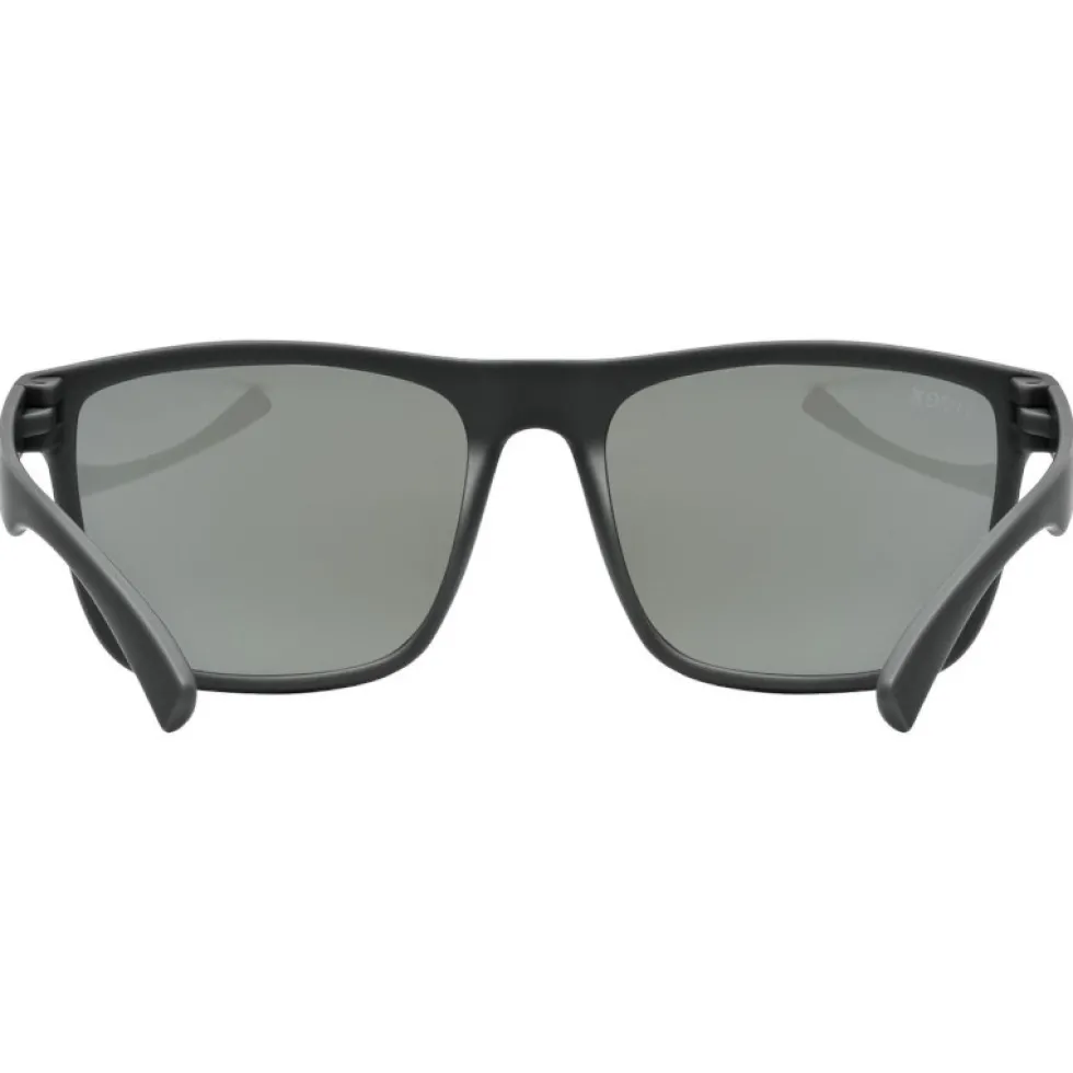 Uvex rookie Kinder Bril - black matt/mirror silver