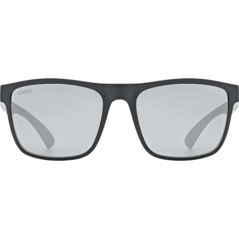 Uvex rookie Kinder Bril - black matt/mirror silver