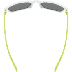 Uvex rookie Kinder Bril - white-lime matt/mirror green