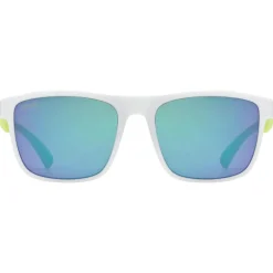 Uvex rookie Kinder Bril - white-lime matt/mirror green