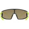 Uvex skyryse jr. Fietsbril kinderen - black-yellow mattt/mirror yellow