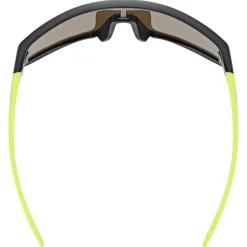 Uvex skyryse jr. Fietsbril kinderen - black-yellow mattt/mirror yellow